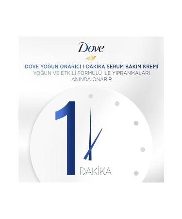 Dove 1 Minute Serum Hair Care Conditioner Intensive Repair 170 Ml - 3-Pack Advantage Pack - Buy Online on GoSupps.com