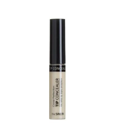 The Saem Long-Lasting Liquid Concealer Cover Perfection Tip Concealer- Green Beige - Buy Online on GoSupps.com