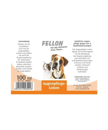 Fellon Eye Care for Cats and Dogs - Buy Online on GoSupps.com