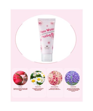 RIVECOWE Brightening and Moisturizing Peeling Gel-Rose Water Peeling - Buy Online on GoSupps.com
