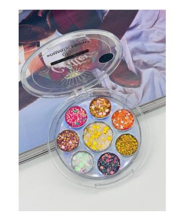 Lady Beauty GLITTER EYE SHADOW 8 PIECES