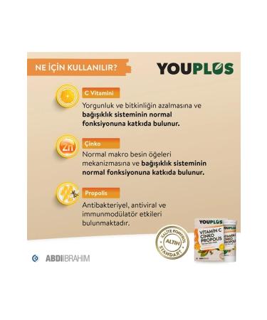 Youplus Vitamin C Zinc Propolis 20 Effervescent Tablets X 4 PCS - Buy Online on GoSupps.com