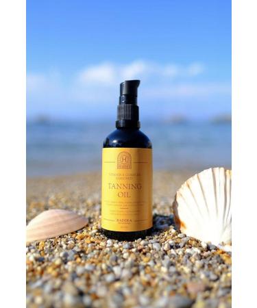 Radika Aromatherapy Natural Bronzing Sun Oil / Hemera Series / Cocoa Butter / Carrot Oil - Buy Online on GoSupps.com
