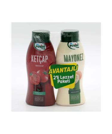 Pinar Ketchup 600 + Mayonnaise 500 gr