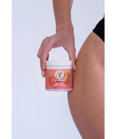 EC Cosmetics Body Scrub Anti-Stain and Ingrown Body Peeling | Nourishing Moisturizing | Strawberry & Mango 250 ml - Buy Online on GoSupps.com
