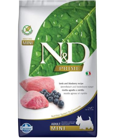 N & D Lamb and Blueberry Small Breed Grain Free Adult Dog Food 2.5 kg