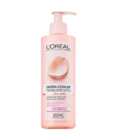 L'Oreal Paris Precious Flowers Cleansing Milk Dry & Sensitive Skin 400ml