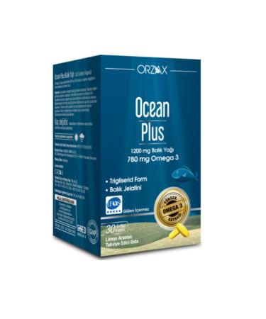 Ocean Plus 1200 Mg Fish Oil Lemon Flavored 30 Capsules