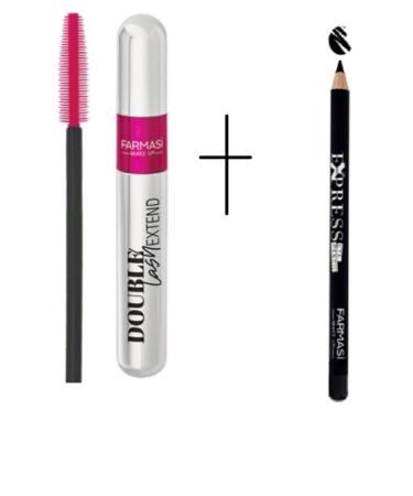 Farmasi Black Double Lash Extend Double Effect Mascara and Black Express Eyeliner 5415343548654364787