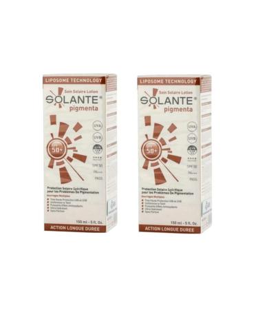 Solante Sunscreen Lotion for Blemished Skin - Pigmenta 50+ Sun Care Lotion 150 ml 2 Boxes