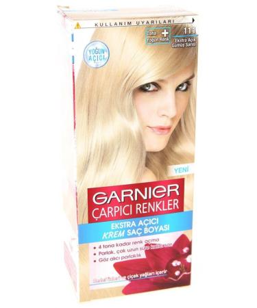 Garnier 11.1 Extra Light Silver Blonde Striking Colors Hair Dye
