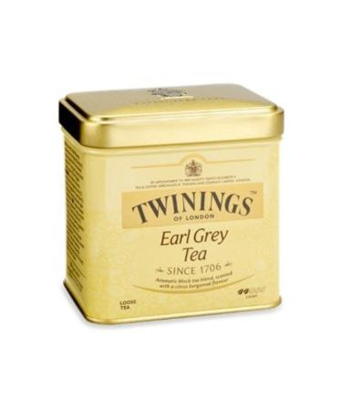 Twinings Earl Gray Tea 200 gr Metal Box - Bergamot