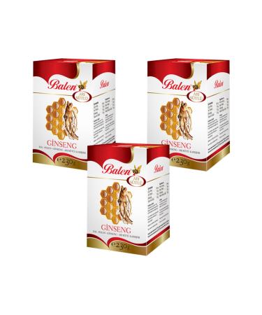 Balen Honey & Pollen & Ginseng Mix 230 Gr X 3 Pieces