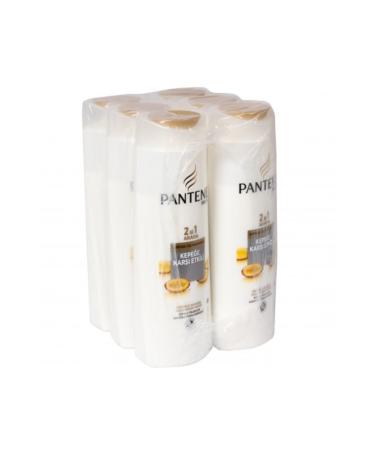 Pantene Shampoo 360ml Anti-Dandruff Effective 2in1 - 6 Pack - Buy Online on GoSupps.com