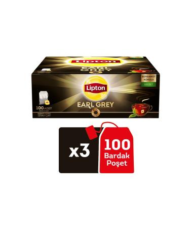 Lipton Earl Grey Tea Bag Cup 100 x 3 Pieces