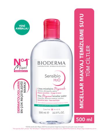 Bioderma Sensibio H2O Micellar Make-Up Remover Water Sensitive and Normal Skin 500 ml