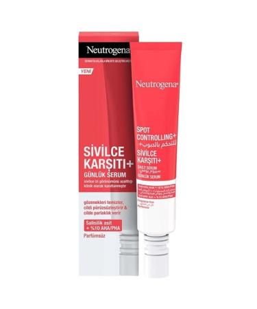 Neutrogena Spot Controlling Anti-Acne Serum 30ml (SET OF 2) - Buy Online on GoSupps.com