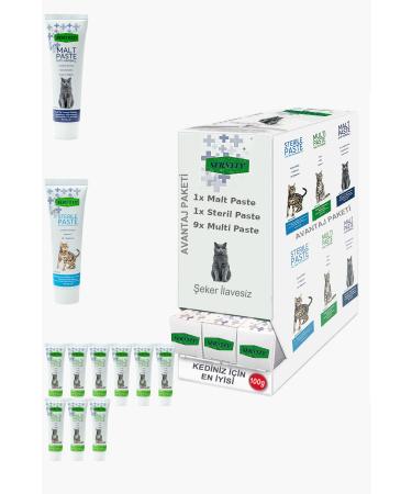 Sernely Cat Malt Advantageous Package (Multi Paste 9x100gr Sterile Paste 1x100gr Malt Paste 1x100gr)-1177