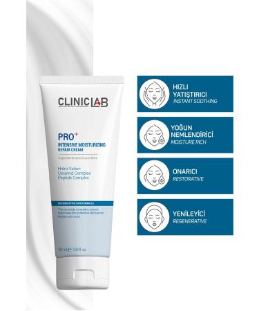 Cliniclab Pro+ Intensive Moisturizing Repair Cream 50 ml - (Tube) - Buy Online on GoSupps.com