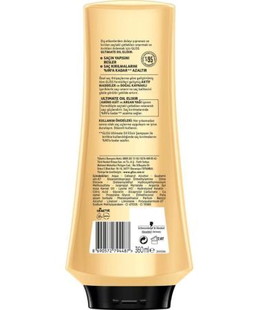 Gliss Ultimate Oil Elixir Nourishing Hair Care Cream - With Amino Acids and Argan Oil 360 ml - Buy Online on GoSupps.com