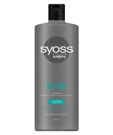 Syoss Men Volume Thick and Lush Looking Hair Shampoo 500 ml X 2 Pieces - Buy Online on GoSupps.com