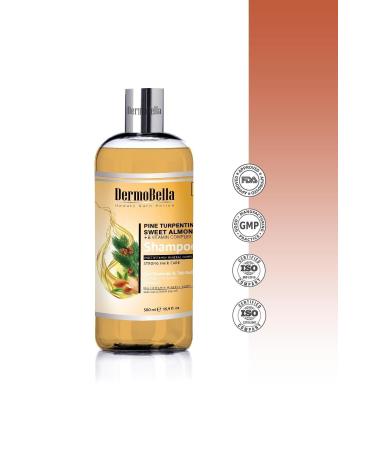 DERMOBELLA Pine Turpentine and Sweet Almond Essence Shampoo 500 ml - Buy Online on GoSupps.com