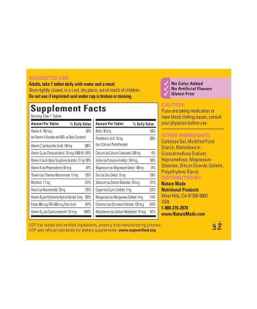 Nature Made Women's Multivitamin 50+ 90 Tablets - Buy Online on GoSupps.com