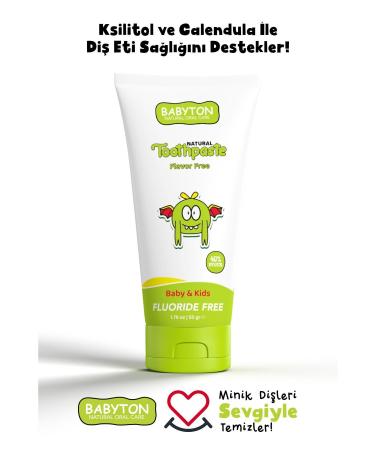 BABYTON Natural Toothpaste - Buy Online on GoSupps.com