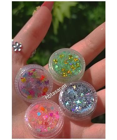 hbtasarim Glitter Creamy Eyeshadow Glitter Gel Eyeshadow Set of 4 - Buy Online on GoSupps.com