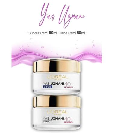 L'Oreal Paris Age Expert 40 Anti-Wrinkle Firming Day & Night Cream Set 2 Piece Set