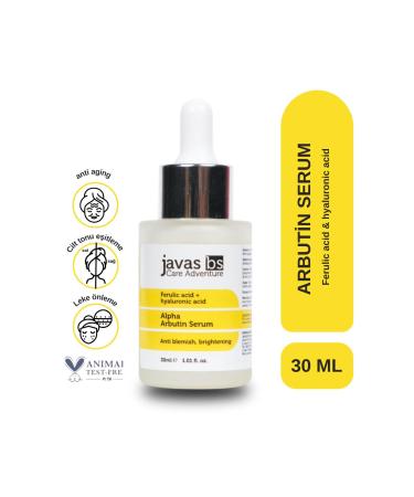 javas bs Anti-Stain & Skin Tone Equalizing Ferulic Acid & Hyaluronic Acid & Arbutin Serum