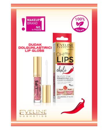 Eveline Cosmetics Oh! My Lips! Lip Enlargement Lip Gloss with Pepper and Hyaluronic Acid