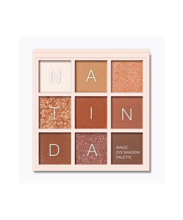 NAT NDA Natinda Glitter Eyeshadow Palette-magic Eye Shadow Palette #02