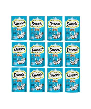 Dreamies Cat Reward Wet Food Salmon 12 Pieces X 60 Grams