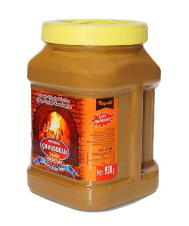 Cavusoglu Bozkir Tahini Whole Wheat Tahini Plastic Box 930 gr - Buy Online on GoSupps.com