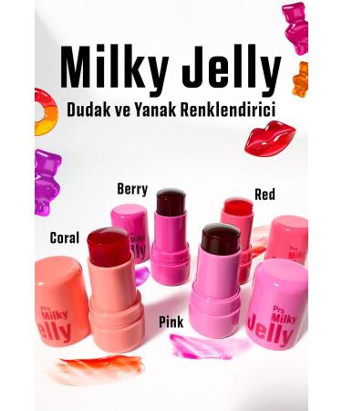 PROCSIN Milky Jelly Natural Look Lip and Cheek Coloring Blush Coral 5 GR - Buy Online on GoSupps.com