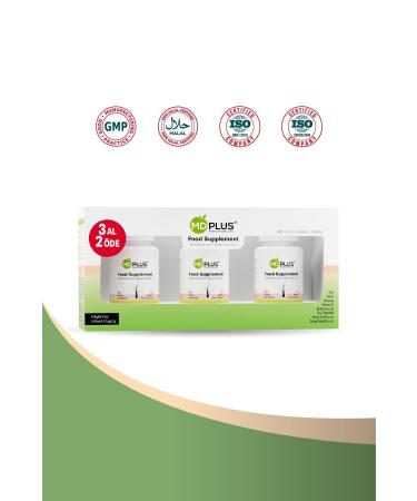 Mdplus Md-Plus Hair Multivitamin 60 Tablets 3 Piece Set - Buy Online on GoSupps.com