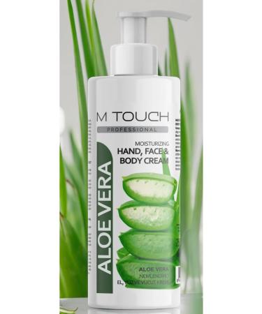 mtouch M Touch Aloe Vera Moisturizing Hand Face & Body Cream (Aloe Vera Hand Face & Body Cream) 250 Gr