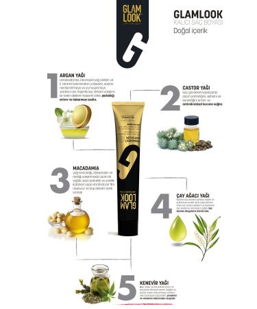 glam look Glamlook Permanent Hair Dye 100 ml Dark Blonde Intense Copper - Buy Online on GoSupps.com