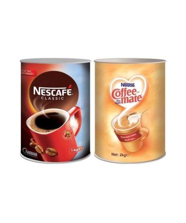 Nescafe BHR TEM-Nescafe Classic 1kg and Coffee Mate 2kg