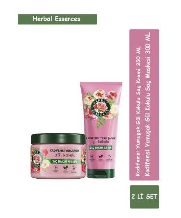 Herbal Essences Velvety Softness Rose Scented Hair Care Set