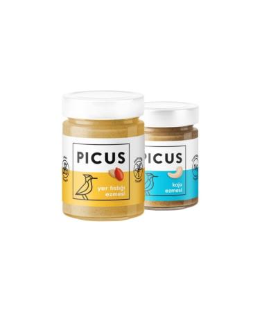 picus Peanut Butter 300 gr x1 Cashew Butter 195 gr x1
