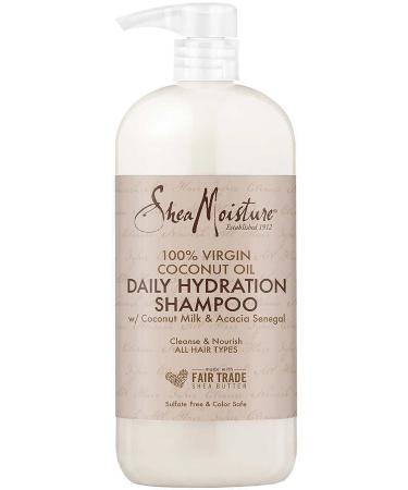 Shea Moisture 0 Pure Coconut Oil Daily Moisturizing Shampoo 1006ml - Buy Online on GoSupps.com