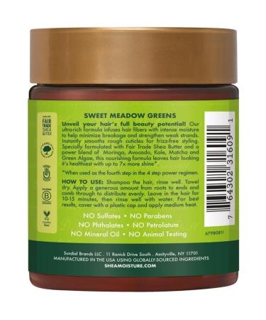 Shea Moisture Power Greens Moringa & Avocado Oil Restructuring Conditioner 237ml - Buy Online on GoSupps.com