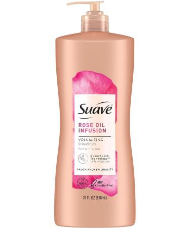 Suave Rose Oil Volume Shampoo 828ml