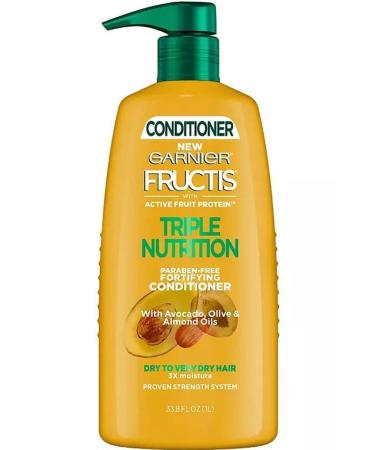 Garnier Fructis Triple Nutrition Nourishing Conditioner 1lt