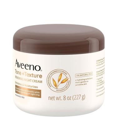 AVEENO Tone + Texture Exfoliating and Moisturizing Night Body Cream 227GR - Buy Online on GoSupps.com