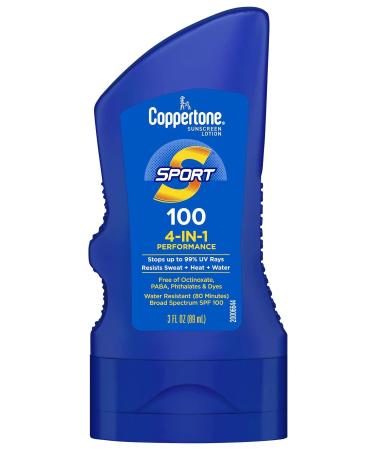 Coppertone Sport SPF100 4in1 Sunscreen Lotion 89ML
