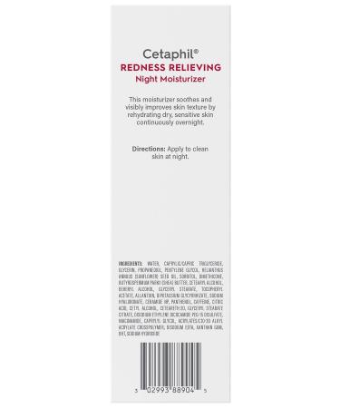 Cetaphil Anti-Redness Night Moisturizer 50ML - Buy Online on GoSupps.com