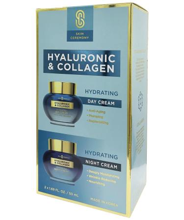 SC Skin Ceremony Hyaluronic & Collagen Night and Day Cream Duo Set 2x50ML